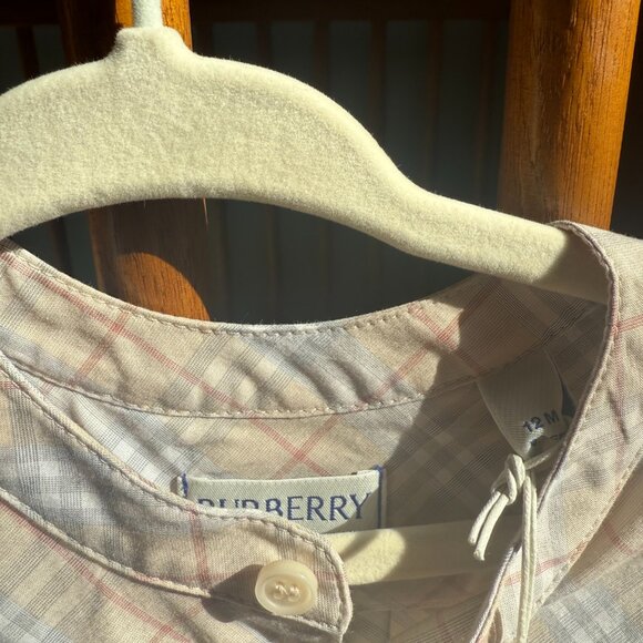 Burberry Check Cotton Playsuit 12M Baby/Toddler - Picture 4 of 4